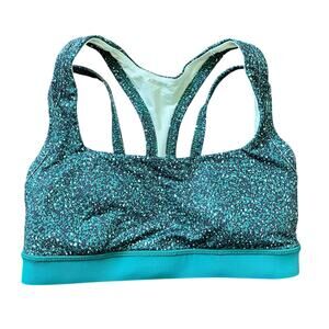 Lululemon Splendour Sports Bra Flashback Static Seamist Forage Teal